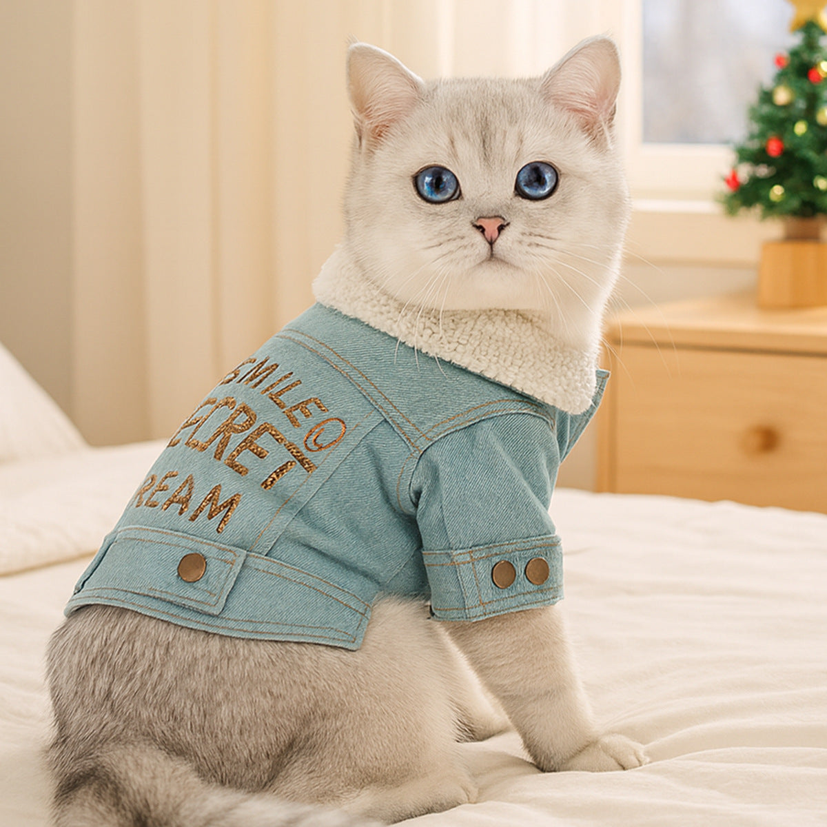 The Pet Edit | Professional Heavy-Duty Pet Winter Collection - Fleece-Lined Denim & Leather Jackets