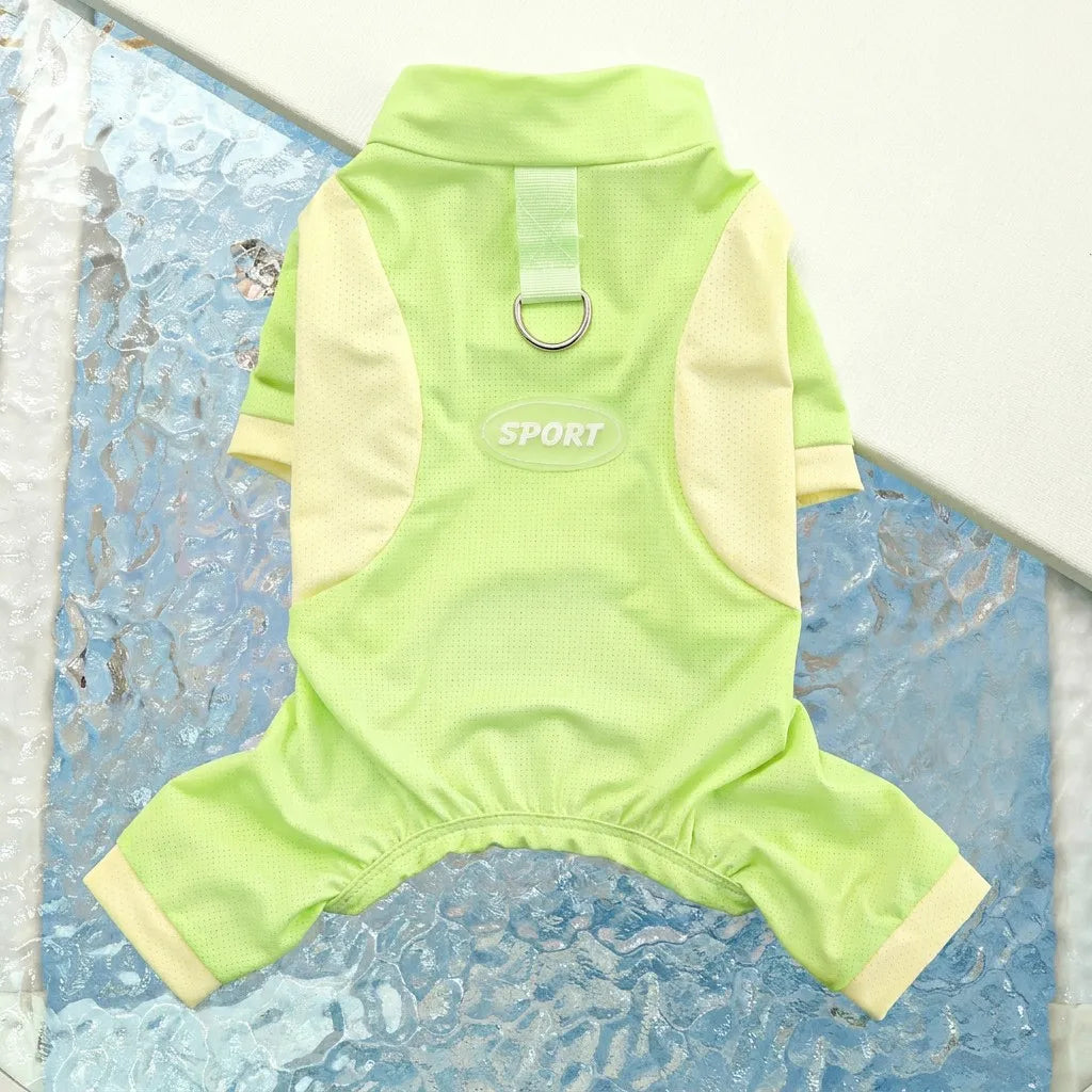 Grass Green-Yellow Classic Onesie - Premium Cooling Fabric