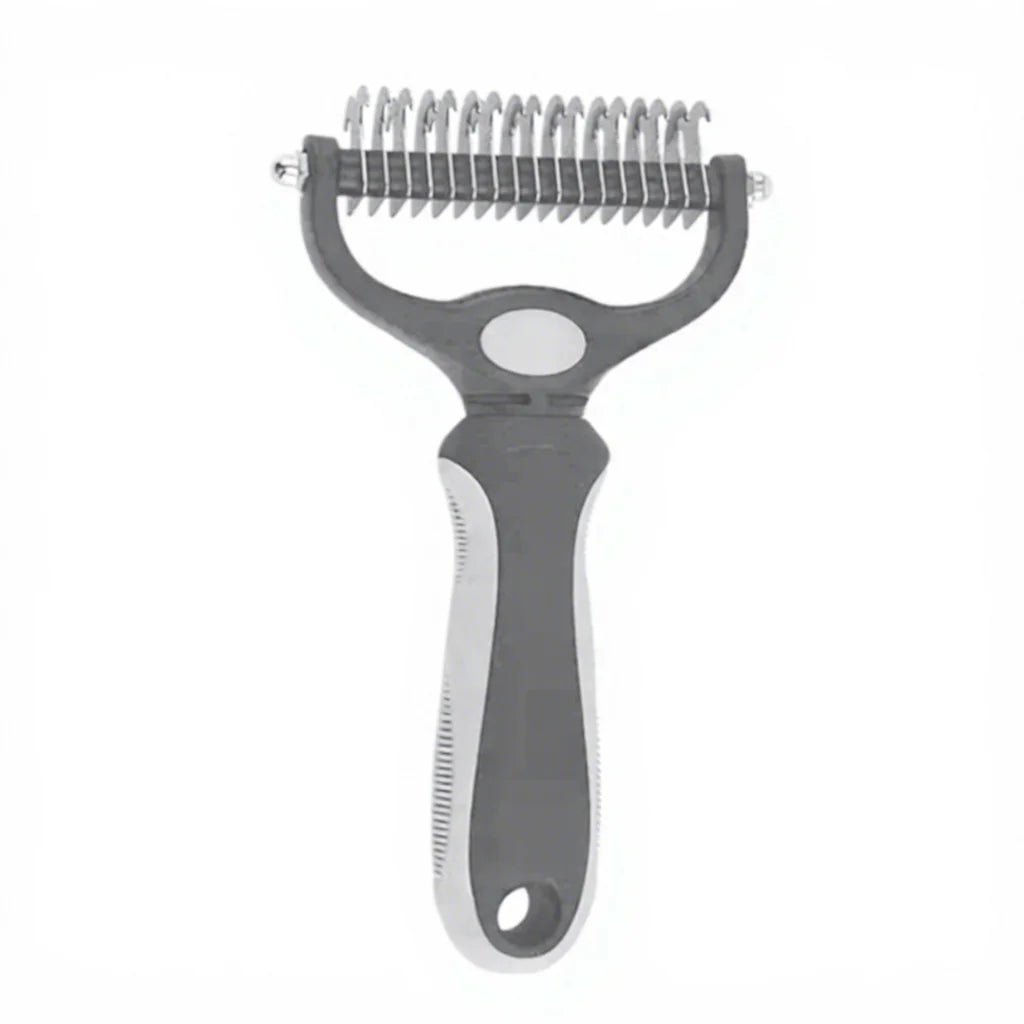 Professional 2-in-1 Pet De-matting & De-shedding Comb