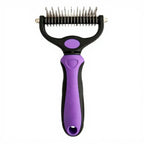 Professional 2-in-1 Pet De-matting & De-shedding Comb