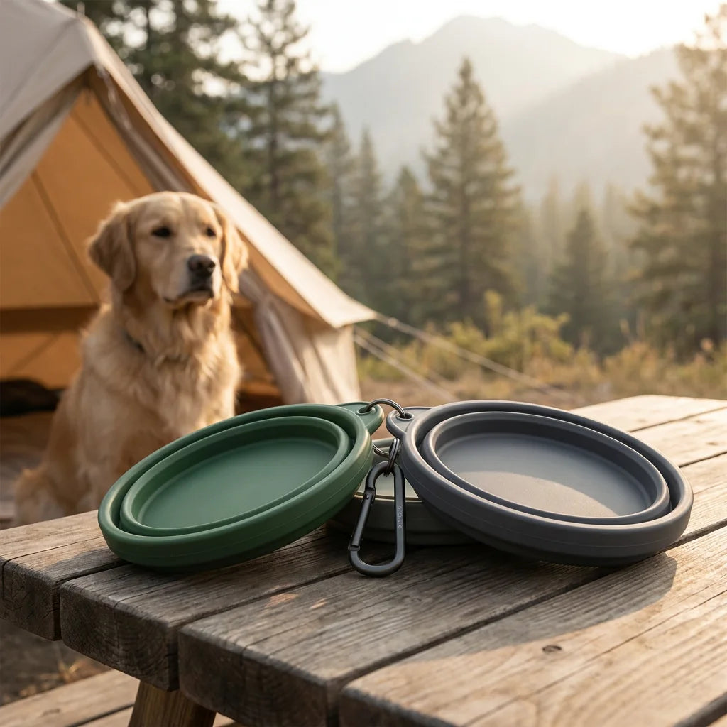 Adventure Collapsible Pet Travel Bowls 2-Pack