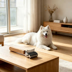 Premium Red Beech Wood 3-in-1 Pet Grooming Tool Hero Image - Lifestyle