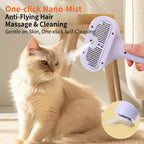 Nano-Mist Grooming Purple Brush