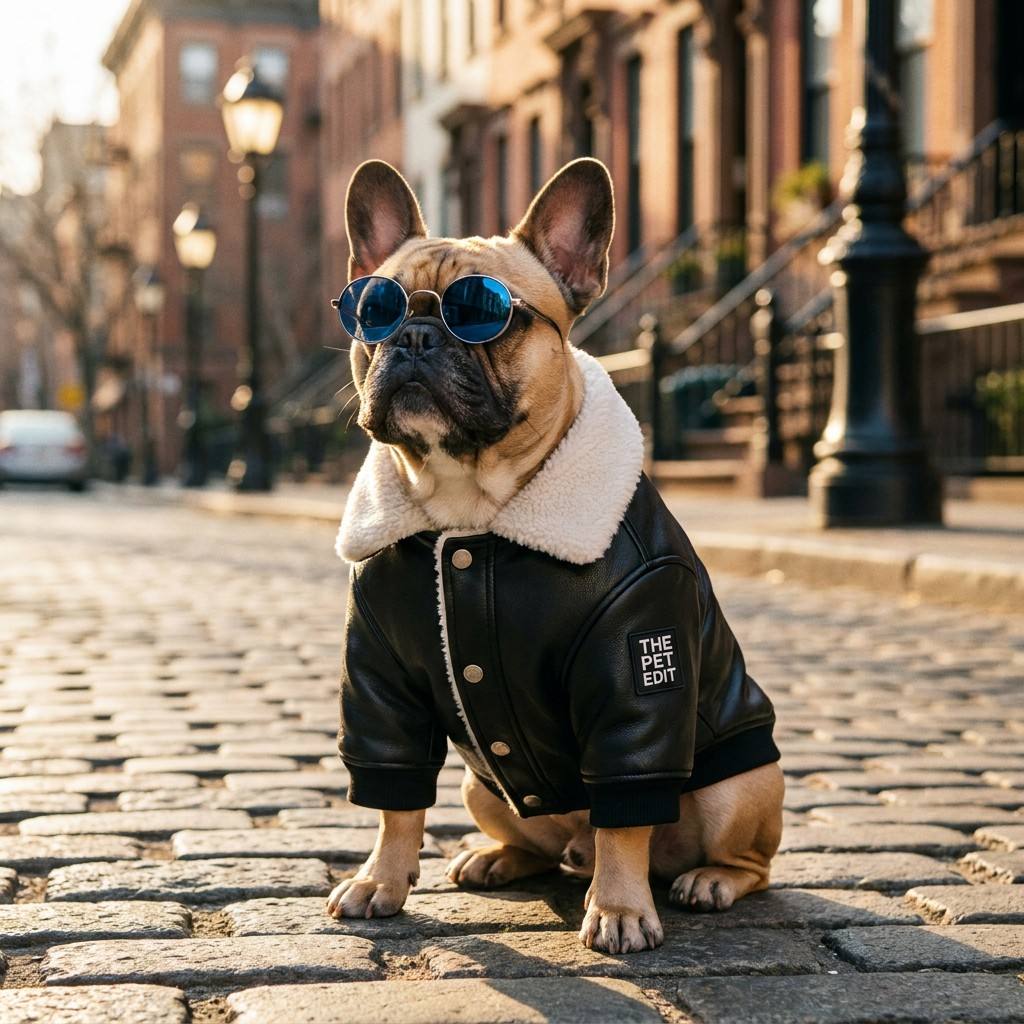 The Pet Edit | Professional Heavy-Duty Pet Winter Collection - Fleece-Lined Denim & Leather Jackets