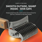 Premium Beech Wood 3-in-1 & 2-in-1 Pet Grooming Tool - Image 3