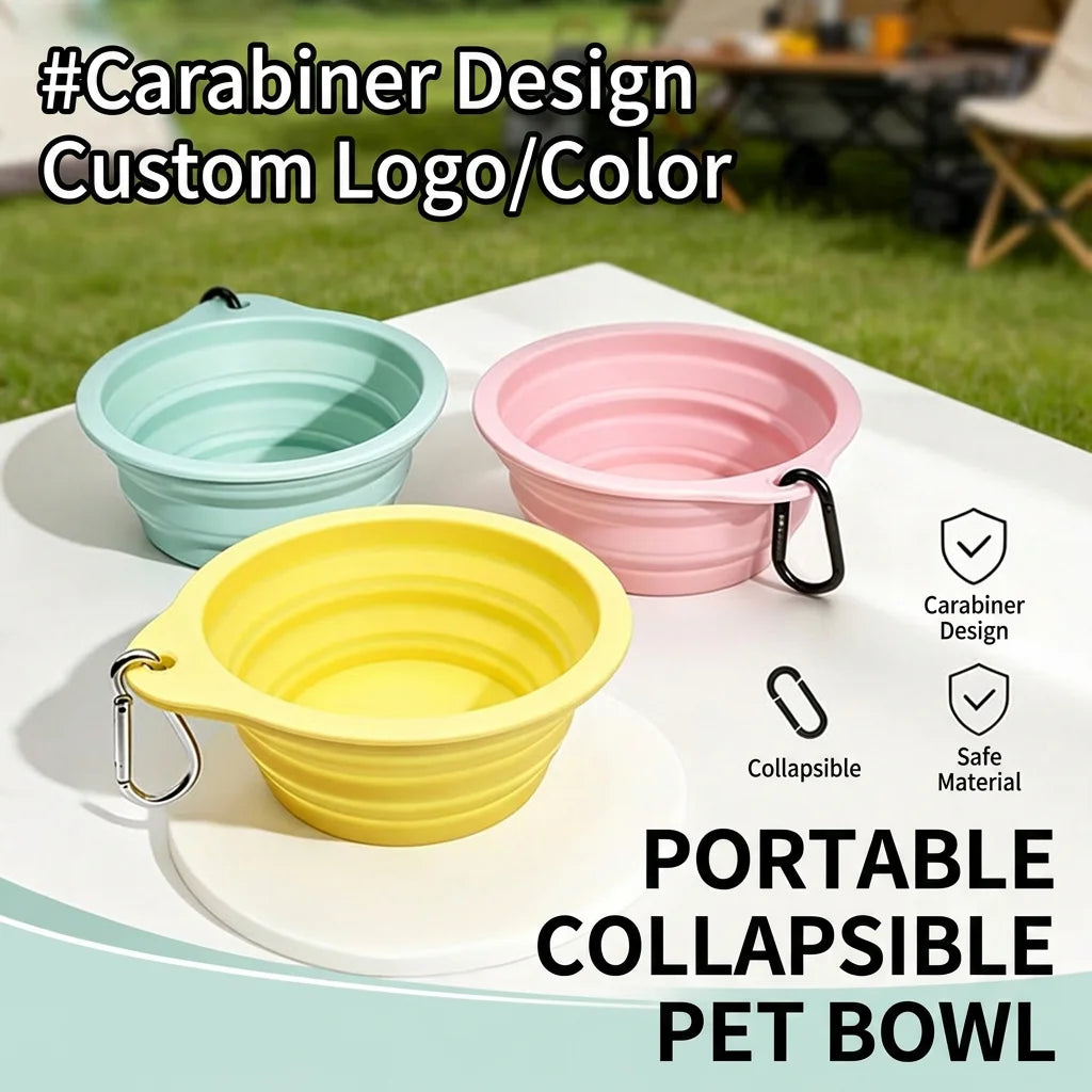 Portable Collapsible Pet Bowl Features