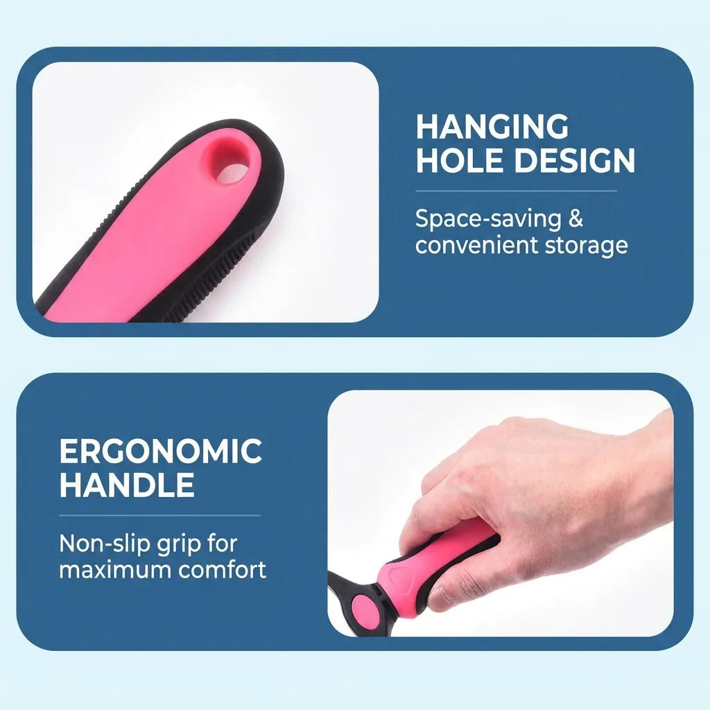 Professional 2-in-1 Pet De-matting & De-shedding Comb