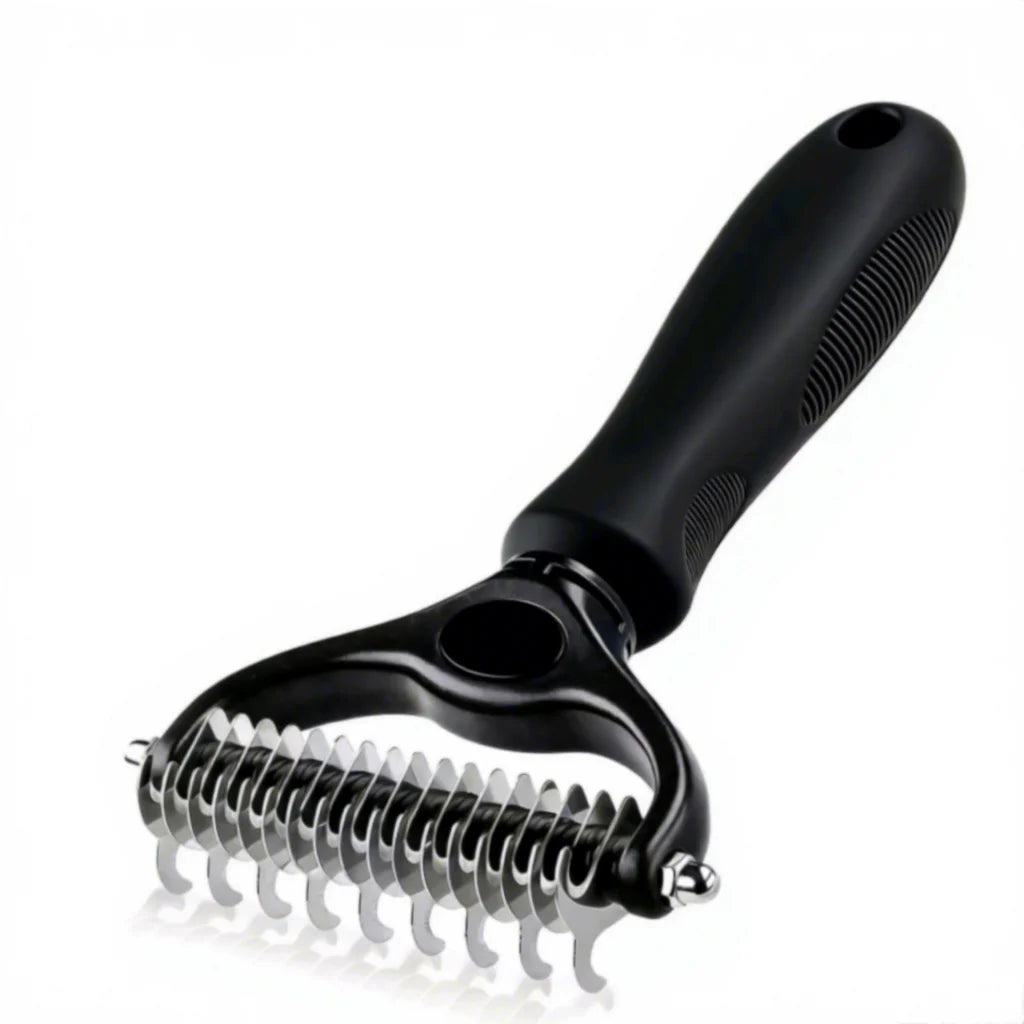Professional 2-in-1 Pet De-matting & De-shedding Comb