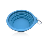 Collapsible Travel Dog Bowl - Portable Food-Grade Silicone with Carabiner