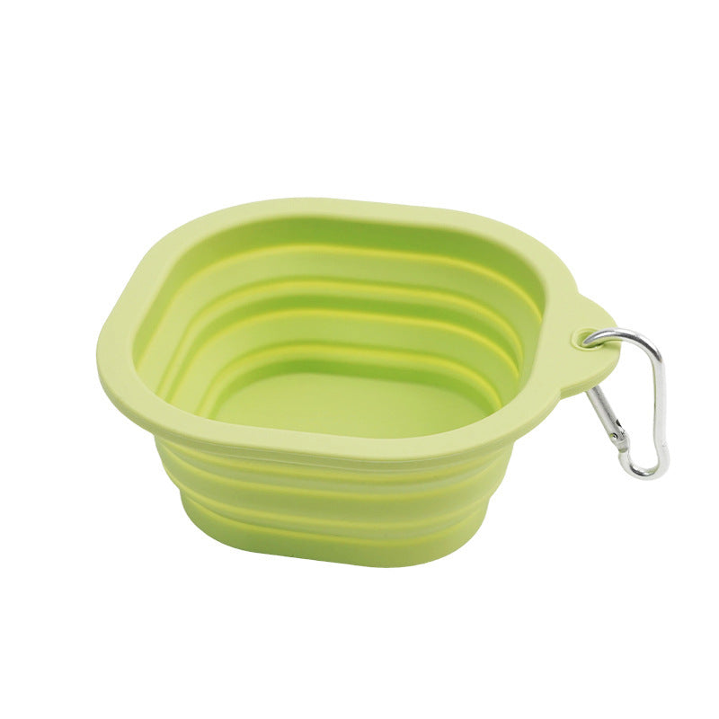 Adventure Collapsible Pet Travel Bowls (2-Pack) - Food Grade Silicone, Lightweight Foldable Dog & Cat Bowls for Hiking, Camping, Road Trips
