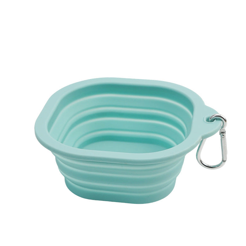 Adventure Collapsible Pet Travel Bowls (2-Pack) - Food Grade Silicone, Lightweight Foldable Dog & Cat Bowls for Hiking, Camping, Road Trips