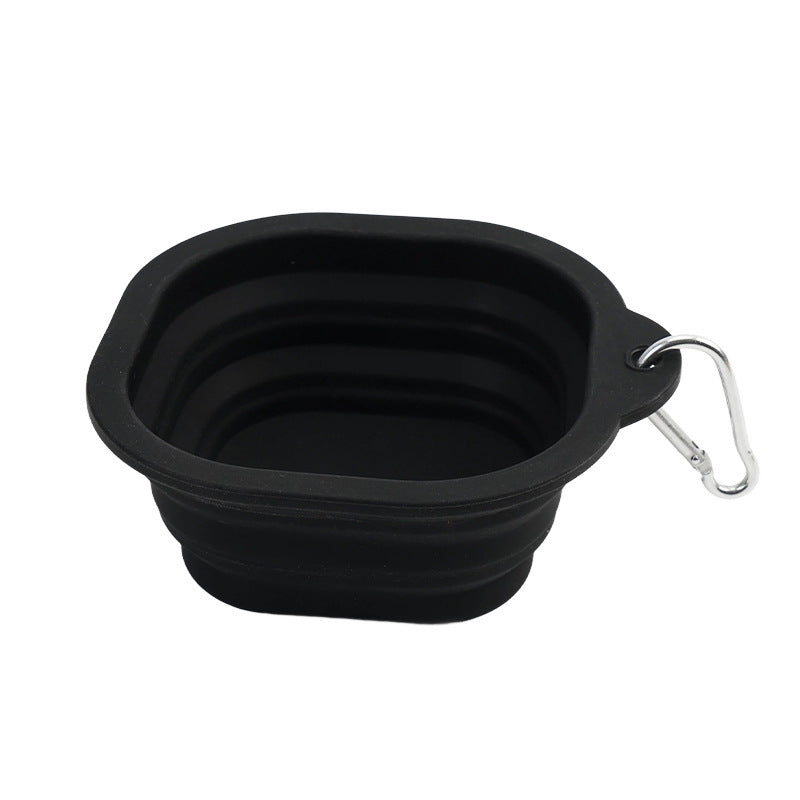 Adventure Collapsible Pet Travel Bowls (2-Pack) - Food Grade Silicone, Lightweight Foldable Dog & Cat Bowls for Hiking, Camping, Road Trips