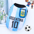 World Cup Edition Breathable Pet Soccer Jersey - All Teams & Sizes (XS-6XL)