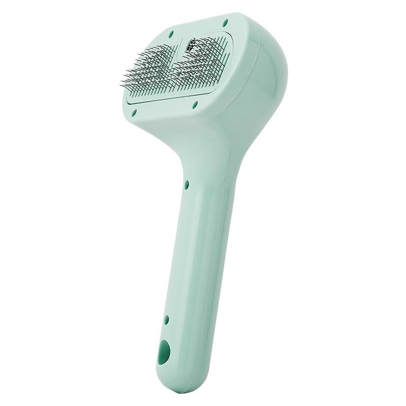 3-in-1 Pet Electric Nano-Mist Grooming Brush - Anti-Static Massage Comb