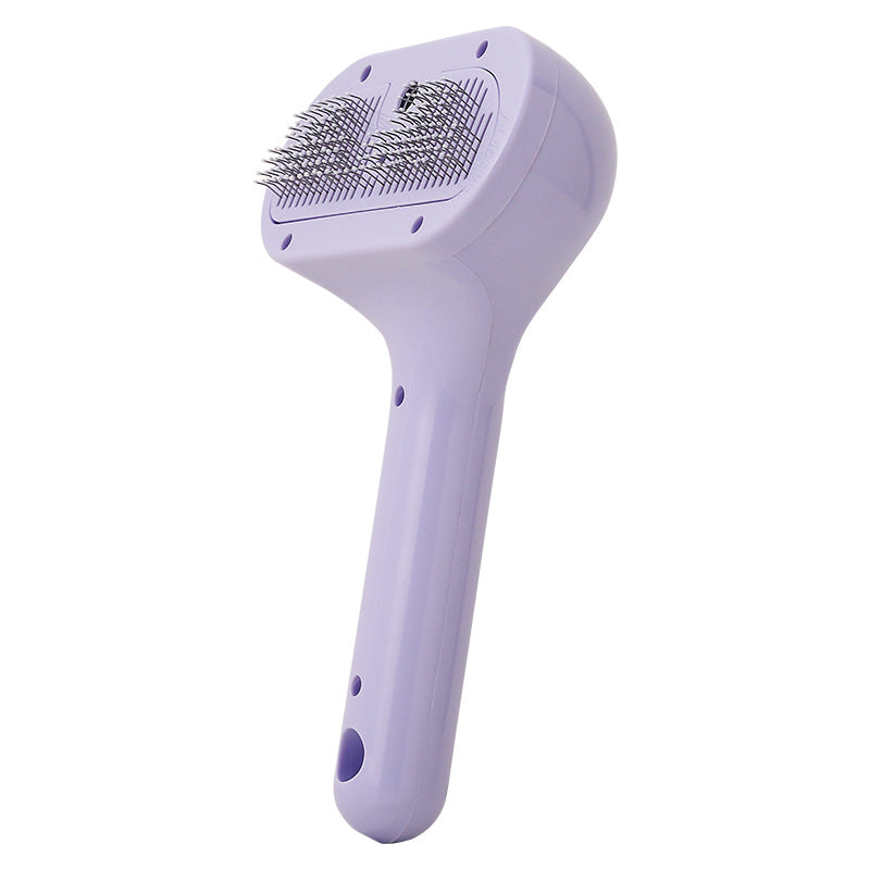 3-in-1 Pet Electric Nano-Mist Grooming Brush - Anti-Static Massage Comb