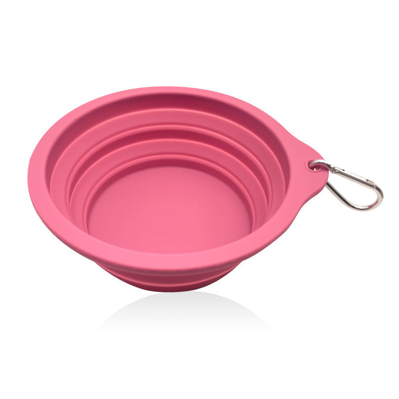 Adventure Collapsible Pet Travel Bowls (2-Pack) - Food Grade Silicone, Lightweight Foldable Dog & Cat Bowls for Hiking, Camping, Road Trips