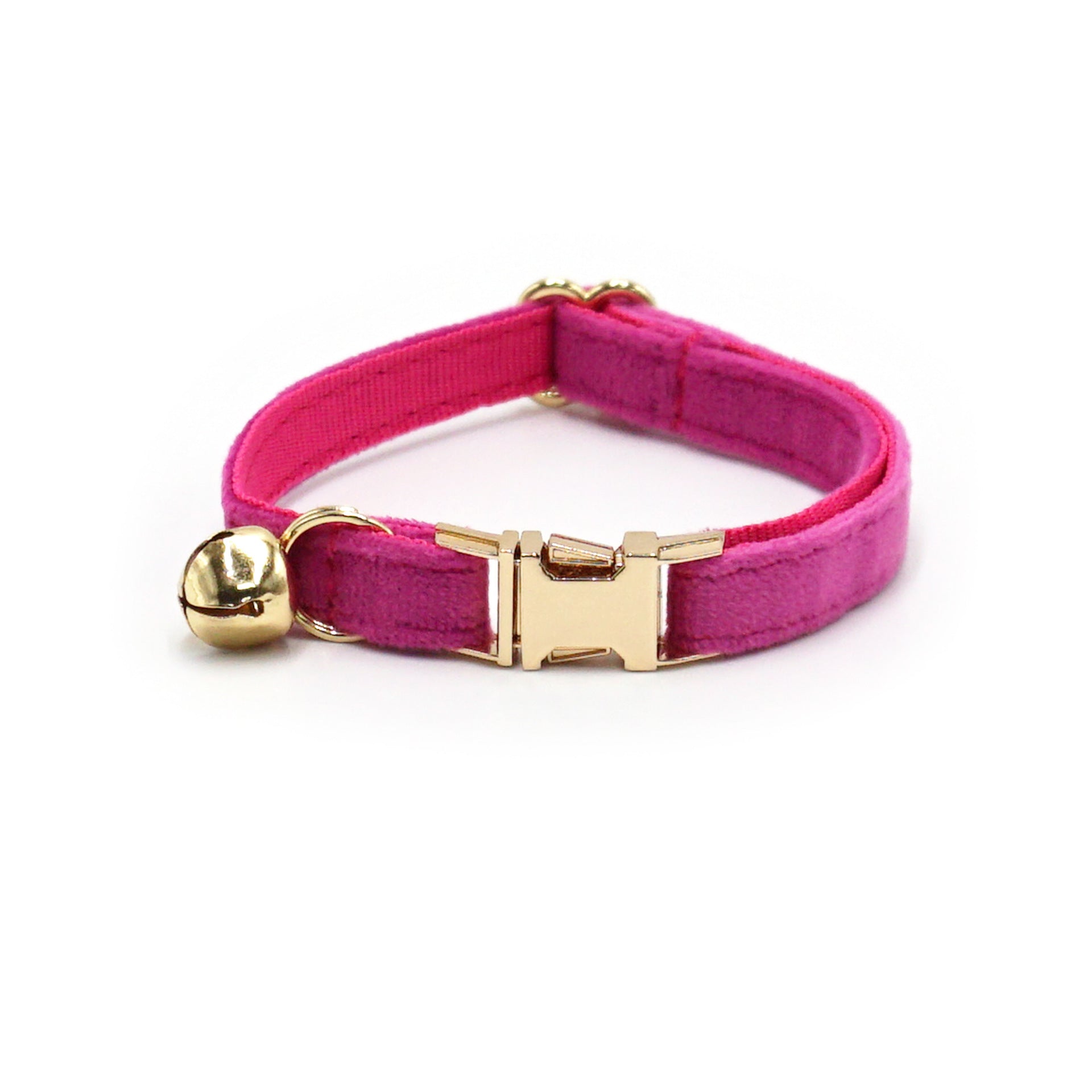 The Pet Edit | Luxury Handcrafted Velvet Collar with Golden Bell - Boutique Collection