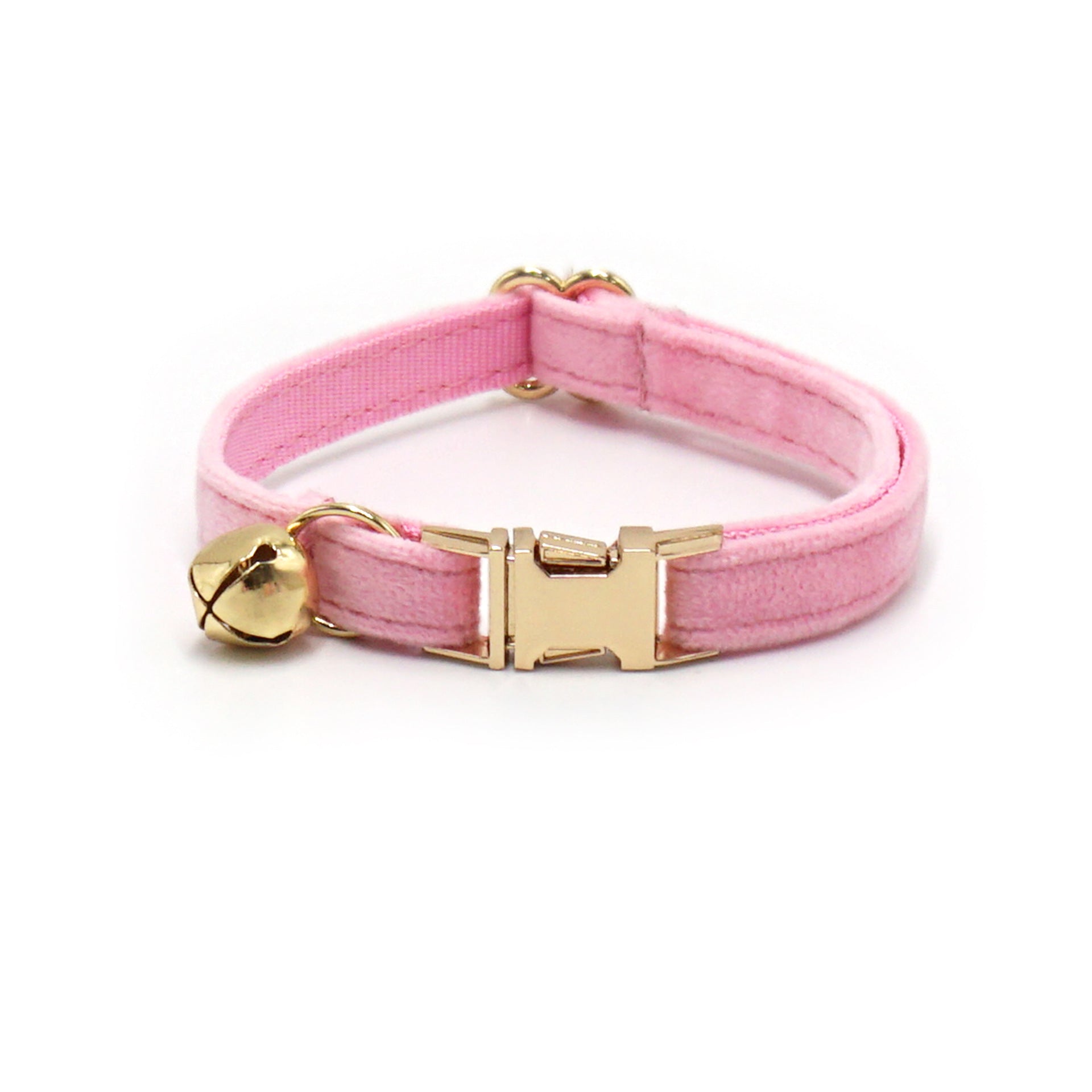 The Pet Edit | Luxury Handcrafted Velvet Collar with Golden Bell - Boutique Collection